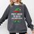 Most Likely To Read A Book Matching Christmas Elf Comfort Colors Sweatshirt Pepper