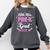 Little Miss Pre-K Grad 2025 Coquette Preschool Graduation Comfort Colors Sweatshirt Pepper