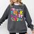 Little Miss Pre-K Grad 2026 Preschool Graduation Kids Girls Comfort Colors Sweatshirt Pepper