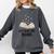 Live Laugh & Love Books Reading Butterfly Book Lover Bookish Premium Comfort Colors Sweatshirt Pepper