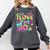 I Love The 90'S 90s Retro Nostalgia Comfort Colors Sweatshirt Pepper