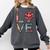 Love Books Reading Comfort Colors Sweatshirt Pepper
