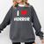 I Love Horror Heart Movies TV Show Books Writing Read Comfort Colors Sweatshirt Pepper