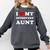 I Love My Introvert Aunt I Heart My Introvert Aunt Comfort Colors Sweatshirt Pepper