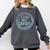 I Love My Library Medallion For Book Lover Reader Librarian Comfort Colors Sweatshirt Pepper