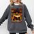 Man Reading Book Black History Month Book Lover Afro Comfort Colors Sweatshirt Pepper