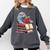 Manatee Reading Books Matching Bookworm Readers Librarian Comfort Colors Sweatshirt Pepper