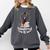 Mastered It Black Girl Masters Degree Graduation Black Queen Comfort Colors Sweatshirt Pepper