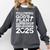 Masters Degree Graduation 2025 Christian MSW MPH MBA Comfort Colors Sweatshirt Pepper