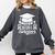 Master's Degree Survivor College Graduation Comfort Colors Sweatshirt Pepper