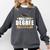 Masters Degree Survivor Graduation For MBA Graduate Comfort Colors Sweatshirt Pepper