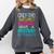Masters In Education Degree Graduation Women MeD Comfort Colors Sweatshirt Pepper