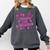 Masters Graduation Educated Latina Chingona Con Diploma Comfort Colors Sweatshirt Pepper