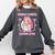 Middle School Level Complete Gaming Graduation Anime Girl Comfort Colors Sweatshirt Pepper