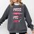 Miss Mrs Ms Dr Doctorate Graduation Comfort Colors Sweatshirt Pepper