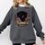Moon Book Bookshelf Library Coffee Cup Star Stars Pattern Comfort Colors Sweatshirt Pepper