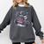 Morally Grey Book Club Floral Book Lover Graphic Comfort Colors Sweatshirt Pepper