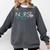 New Nurse Est 2018 School Graduation Nursing Comfort Colors Sweatshirt Pepper