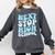 Next Stop High School Elementary School Graduation 2025 Comfort Colors Sweatshirt Pepper