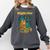 Night Owl Cozy Reading Tea Coffee Lover Bookworm Cute Comfort Colors Sweatshirt Pepper