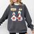 How Many Nights Reading Goose Book Lover Reader Comfort Colors Sweatshirt Pepper