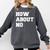 How About No Introvert Not So Social Comfort Colors Sweatshirt Pepper