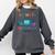 No Wi-Fi No Problem – Retro Dial Up Tech Nostalgia Premium Tri-Blend Comfort Colors Sweatshirt Pepper