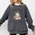 North Pole Book Club Christmas Xmas Hot Cocoa Bookish Comfort Colors Sweatshirt Pepper