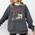 North Pole Book Club Book Lover Bookish Bookworm Christmas Comfort Colors Sweatshirt Pepper