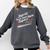 Nostalgia 80s Duck Goose Distressed Comfort Colors Sweatshirt Pepper