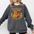 We Do Not Care Club WDNC Reading Book Boho Floral Comfort Colors Sweatshirt Pepper