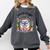 I Am Not a Hugger Introvert Hedgehog With Cactus Comfort Colors Sweatshirt Pepper