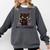 Not A Hugger Tee Angry Cat Sarcastic Cute Introvert Comfort Colors Sweatshirt Pepper