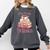 Not Today I'm Booked Book Lover Book Stack Coquette Bow Comfort Colors Sweatshirt Pepper