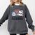 Nothing Beats Reading Rock Paper Scissors Book Lover Teacher Comfort Colors Sweatshirt Pepper