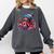 Octopus Reading Book Kraken Book Lover Comfort Colors Sweatshirt Pepper