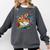 Open Book With Colorful Floral Reading Magic Comfort Colors Sweatshirt Pepper