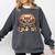 Owl Reading Books Book Library Bookworm Comfort Colors Sweatshirt Pepper
