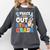 Peace Out 5th Grade Fifth Grade Graduation T-Shirt Comfort Colors Sweatshirt Pepper