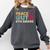 Peace Out 6th Grade Graduation Last Day Of School Comfort Colors Sweatshirt Pepper
