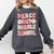 Peace Out Middle School Graduation Groovy Last Day Of School Comfort Colors Sweatshirt Pepper