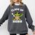 Peace Sign Hand Turtle Class Of 2026 Graduation Comfort Colors Sweatshirt Pepper