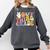 Peace Out Third 3rd Grade Graduation Graduate Class Of 2025 Comfort Colors Sweatshirt Pepper