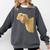 Peking Duck Peeking Chef Graduation Farm Duck Lover Comfort Colors Sweatshirt Pepper