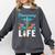 Pharmacy Life Pharmacist Chemist Student PharmD Graduation Comfort Colors Sweatshirt Pepper