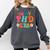 In My Phd Era Groovy Phd Graduation Future Doctor Comfort Colors Sweatshirt Pepper
