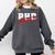 PHD Nailed It Graduation Doctorate Graduate Comfort Colors Sweatshirt Pepper