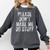 PLEASE DON’T MAKE ME DO STUFF Lazy Teenager Graduation Comfort Colors Sweatshirt Pepper