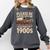Please Be Patient With Me I'm From The 1900s Retro Humor Comfort Colors Sweatshirt Pepper