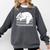 Polar Bear Reading Book Pajama Sleep Comfort Colors Sweatshirt Pepper
